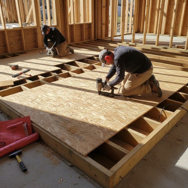 Plywood Flooring Installation